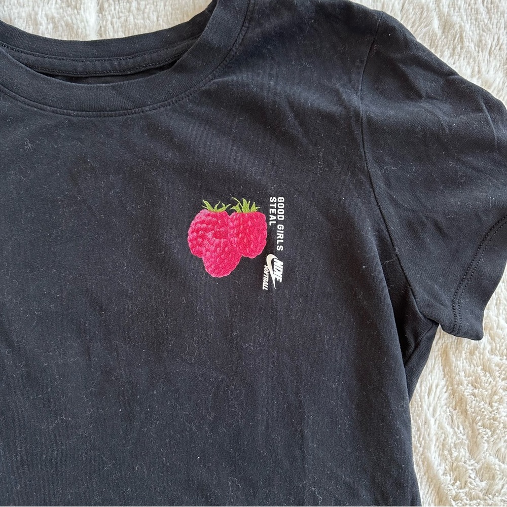 Nike Dri-fit Softball Raspberry Club T-shirt, XS - Picture 1 of 6